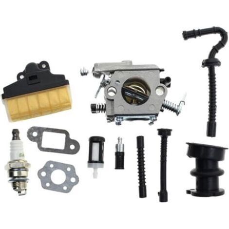 Carburateur pour tronçonneuse Stihl 021 023 025 MS210 MS230 MS250 avec filtre à air 1123 160 1650 et conduite de carburant pour Walbro WT-286 WT-215 (1/4)