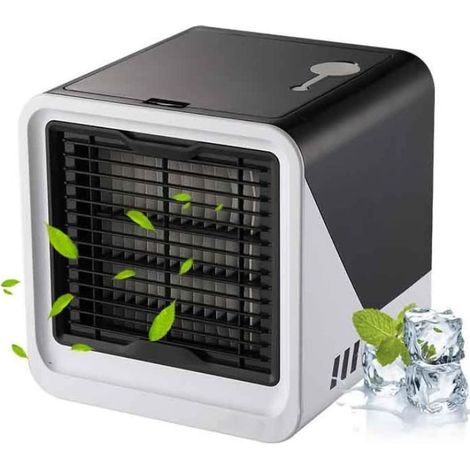 Enfriador de aire portátil para camping, ventilador de 3 velocidades, mini enfriador USB, ideal para uso en exteriores - KZQ (1/5)