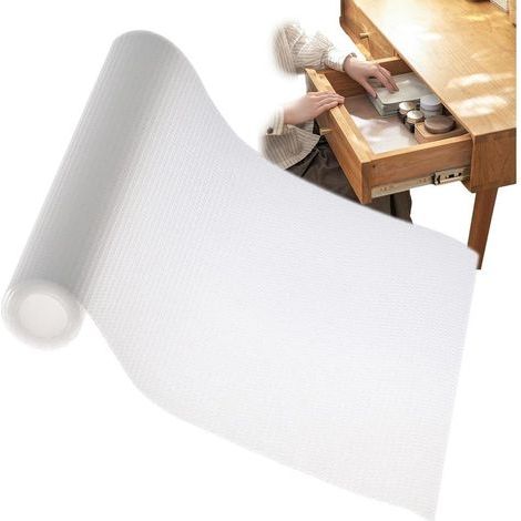 Tapis de tiroir Tapis de placard imperméable et antidérapant Tapis d'étagère antidérapant en EVA 50 x 150 cm Tapis de tiroir de cuisine imperm (1/5)