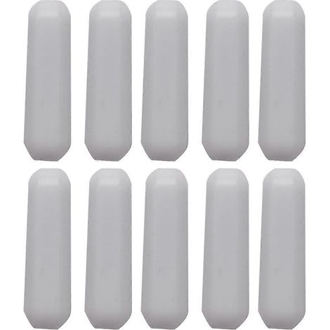 10 barres d'agitation magnétiques en PTFE pour laboratoire (7 x 25 mm) (1/5)