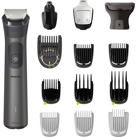 Philips MG7940/75 Recortadora Todo en Uno Gris 14 Accesorios