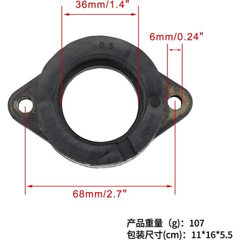 TT500 SR500G XT500 Ansaugkrümmeranschluss 1U6-13565-02 583-13565-01 (1/4)