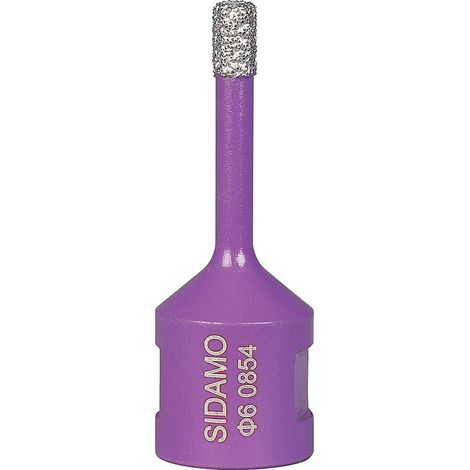 Sidamo – Trépan diamant à sec M14 Ø18 mm – Tête cannelée pour céramique, grès, marbre – Perçage précis et efficace (1/5)