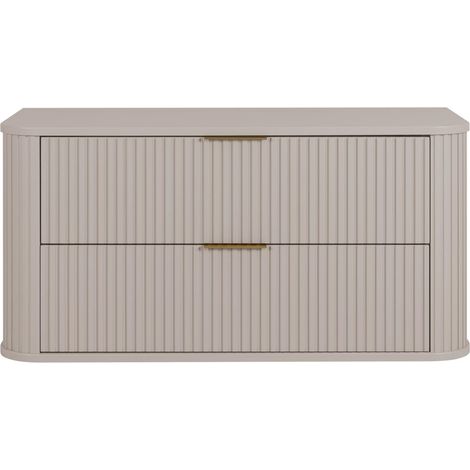 Mobile da bagno, Cashmere, maniglia oro, 41,5 x 100 x 51,7 cm (1/4)