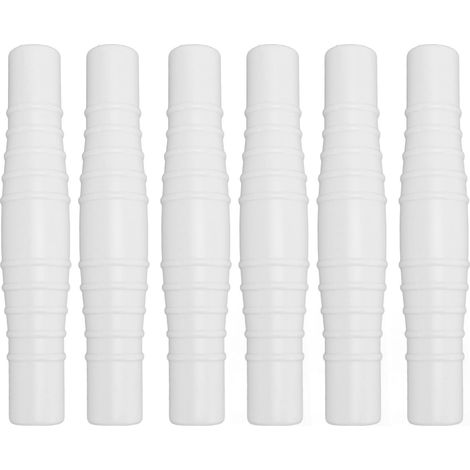 Lot de 6 Raccords Tuyau Piscine ABS 31-38mm Compatible 1.2" 1.5" Standard (1/4)