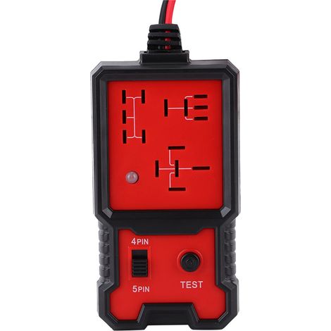 Testeur de relais 12 V pour automobiles, outils de test et de diagnostic pour relais à quatre et cinq broches (1/5)