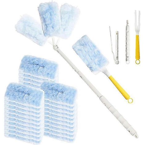 Recharge magnétique pour plumeau Swiffer, compatible avec le manche télescopique Swiffer. Forte absorption des poils d'animaux, de la poussière et des allergènes. Nouveauté 2026. (1/5)