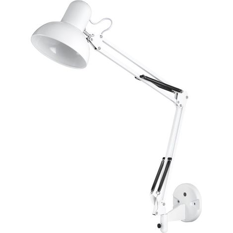 Lampada da parete bianca Samassi E27