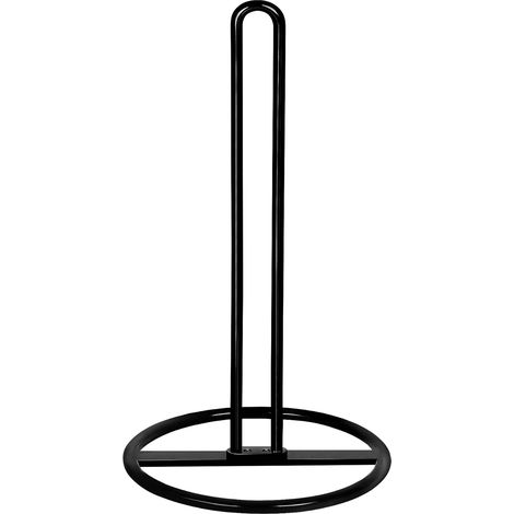 Lot de 2 Porte-Rouleaux Cuisine Debout Noir, Acier Stable, 32x16x16cm, Maison, Cuisine, Pratique, Ustensile (1/5)