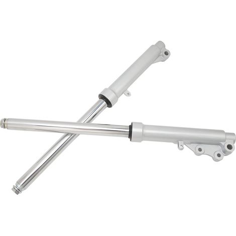 Fourche avant moto 535mm amortisseur ressort suspension paire compatible Monkey Z50, kit remplacement double suspension télescopique (1/5)