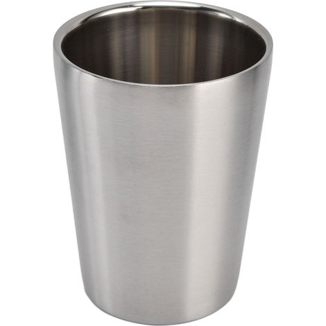 Chope à bière coréenne en acier inoxydable à double paroi, idéale pour les restaurants, les verres à eau et les tasses à café. (1/4)