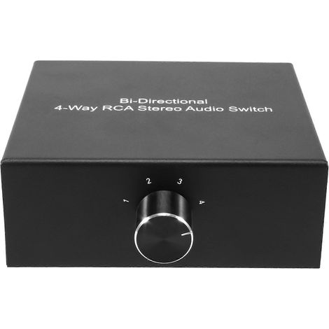 Commutateur audio stéréo bidirectionnel G/D à quatre canaux (1/5)
