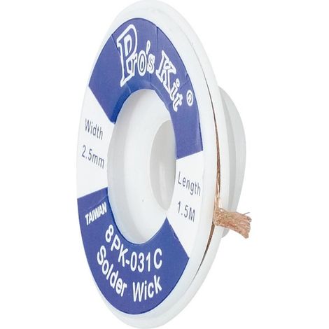 Entlötnetz 2,5mm X 1,5metros 8PK-031C