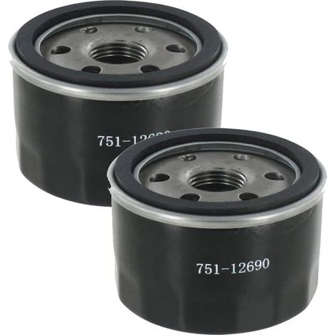 Filtre à huile pour Lawnflite Cub Cadet MTD 4HP 420CC Vertical Tractor 4P90HU 4P90JHA 4P90JU 4P90JUB 4P90MU 4P90MUA et 4P90MUB Moteurs sur tondeuses d'équitation (2 pièce) (1/5)