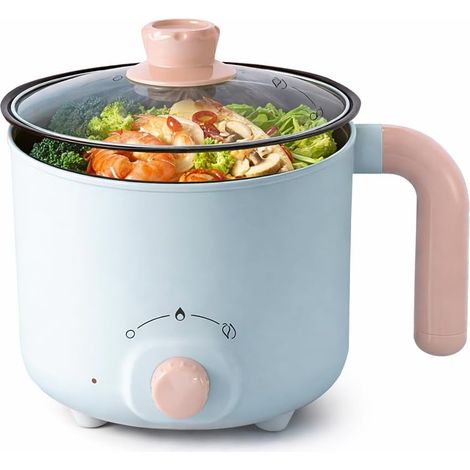 Elektrischer Hot Pot, mini - Elektro - Kochtopf, Schnelles Aufheizen, Automatischer Stromausfallschutz, Anti - Trocken (1/5)