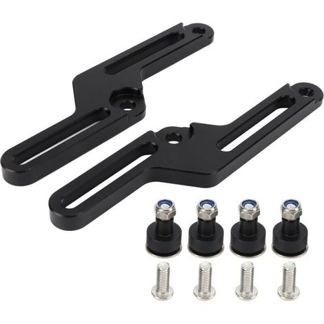 Kit de support de montage de pare-brise de moto pour SUZUKI V-STROM DL650 2017-2020 Noir