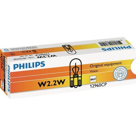 Bombilla Convencional W2.2W 12V 2.2W W2.1x9.5d Philips PHILIPS GL12960CP (1/2)