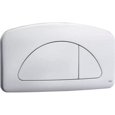 Placca Dual per Cassette Diamante e Giada Olive Bianca