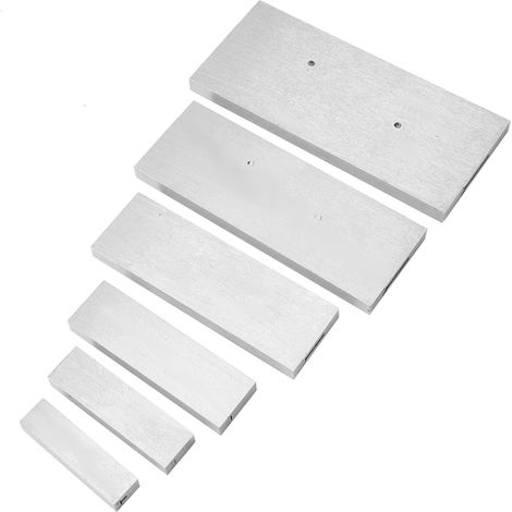 Jeu de 6 blocs parallèles réglables en acier, plage de réglage de 3/8 à 2-1/4 po pour une mesure précise (1/5)