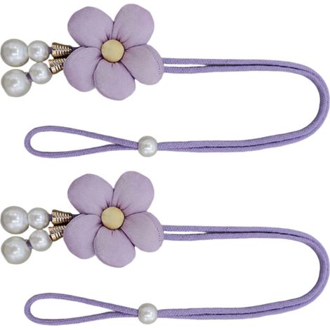 Fermacravatte per tende, fermacravatte decorativi per tende - Viola