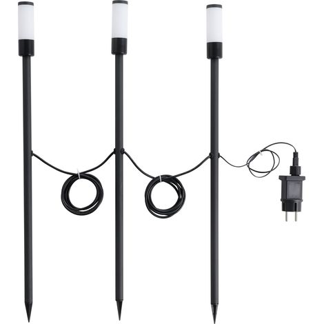 Lampade Da Esterno Zancaro 1 Alluminio Nero Plastiche Bianco Led 1W 390Lm Ip44 (1/2)