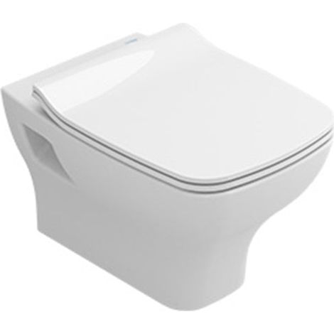 SANITANA POP SQUARE Inodoro Rimless Suspendido Blanco Brillo - Asiento: Caida Normal - ref: S10204082200000+S80200862000000 (1/2)