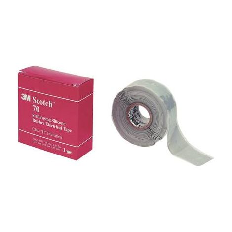 Scotch 3M Silikon Isolierband 25 mm x 9 m Gris clair (1/2)