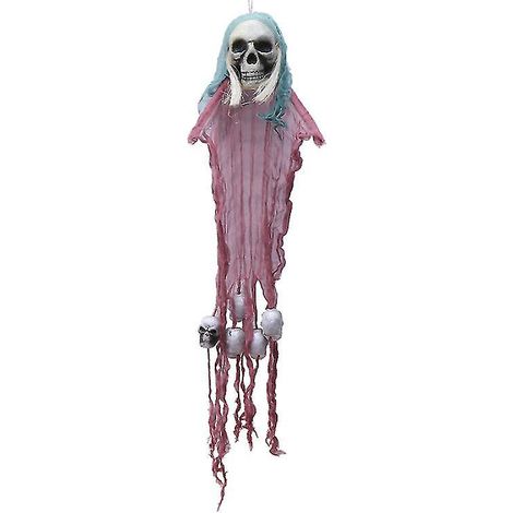 1 Stück hängender Totenkopf für Halloween-Dekorationen