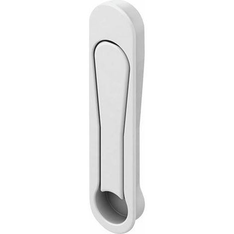 Pop-up retractable recessed handle - Depth (mm): 11 - Finish: White RAL9016 - Square (mm): 7x25 -