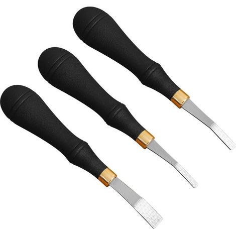 Set mit 3 Aufrauwerkzeugen für Leder – 4 mm