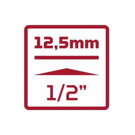 Gedore red Schraubendreher-Einsätze 9tlg 1/2" 6-kant 10-19mm, Innensechskant 4-8mm (1/5)
