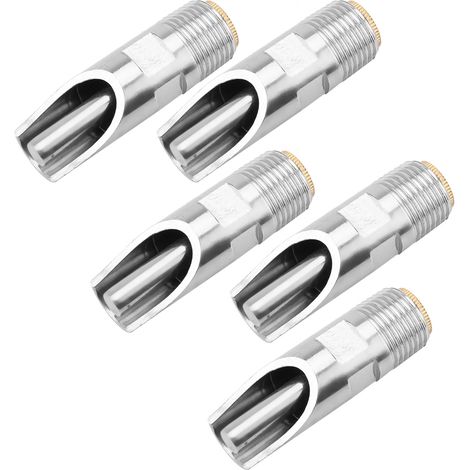 5 pièces Abreuvoir automatique en acier inoxydable pour porcs, bec en cuivre (1/5)