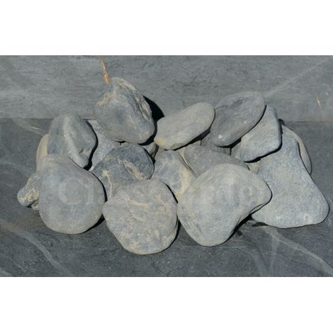Große Große Schwarz Matt Kiesel 100-200 - Pack 15 Rollen