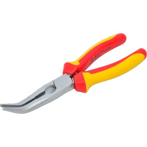 Alicates de punta larga acodada Awtools AW31114 VDE 200 mm (1/2)