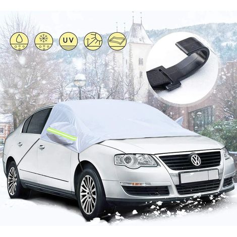 MINKUROW Copertura Per Parabrezza Anteriore, Copertura Per Finestrino Auto Rimovibile Pieghevole Protezione Invernale Parabrezza Copertura Per Auto Copertura Invernale Protezione Neve Pellicola Contro (1/4)