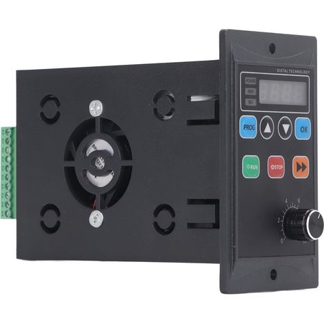 Convertisseur de fréquence pour mini-moteur 90 W, monophasé (entrée 176-264 V), triphasé (sortie 0-220 V), pour ventilateurs et pompes à eau.