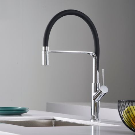 Imex -  Grifo Monomando de Cocina Extraible Cromado Serie  Sena