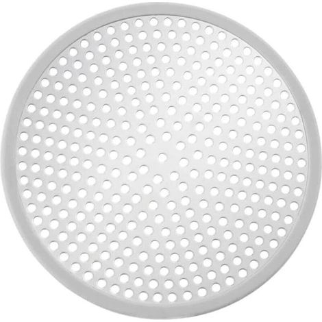 Couvercle d'évacuation de sol en acier inoxydable 304 - 12 x 12 cm - Anti-blocage - Pour salle de bain, cuisine, balcon - Facile à nettoyer - Design en maille résistante à la rouille (rond) (1/5)