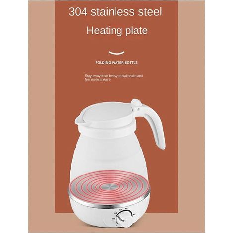 Bouilloire pliable à température réglable 220 V 0,6 L - prise (1/5)