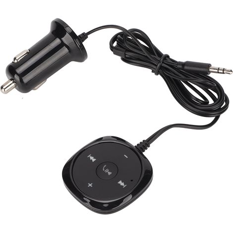 1 Récepteur audio Bluetooth 5.0, port USB 5V 2.1A, entrée AUX 3.5mm, kit mains libres pour voiture (1/5)