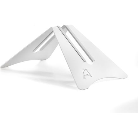 Andrys - Portabicicletas para Bicicletas de Carrera 1 Lugar, con Protecciones, Pintado, Color Negro, 50 x 30 x 22 cm - Finitura: Verniciato - Posti: 1 - Colore: Bianco (1/2)