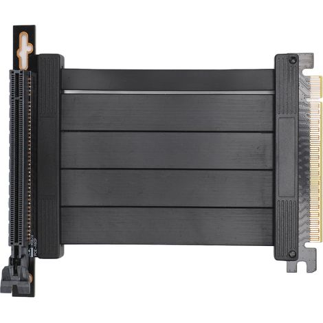 Extender PCIe 4.0 x16 ad angolo di 90° - 26 GB/s, colore oro, per RTX 3090, RTX 3080 Ti e RX 6900 XT (1/5)
