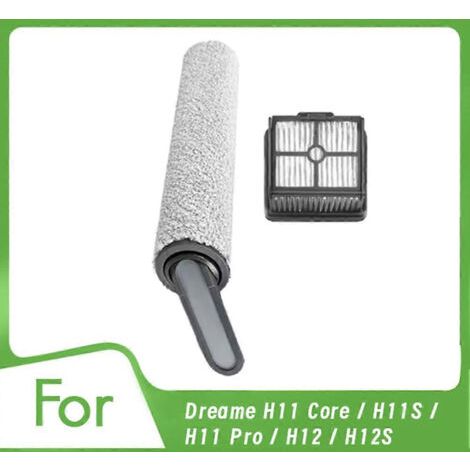 NALOOKAMIC Accessoires pour aspirateurs Dreame H11 Core / H11S / H11 Pro / H12 / H12S : brosse rotative, filtres HEPA