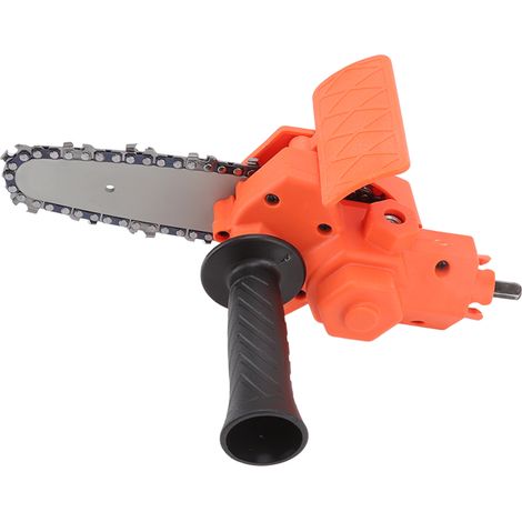 Adaptateur Scie à Chaîne pour Perceuse Électrique, ABS Résistant et Portable, Accessoire de Conversion Mini 4 pouces pour Travaux de Bricolage (1/5)