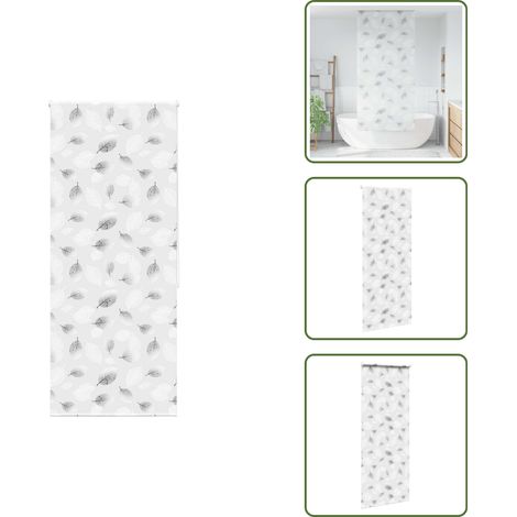 vidaXL Store enrouleur de douche 110x240 cm largeur du tissu 106 cm (1/5)