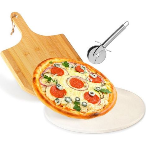 Pierre A Pizza - Chamotte - 33 Cm - Four Et Grill - Ensemble 3 Pieces (1/5)