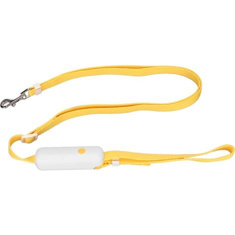 Elegant Retractable Nylon Leash – Multifunctional, Adjustable Buckle, Anti-Tangle System and Lock (White) (1/5)