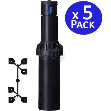 Hunter I-20-04 3/4"-Bewässerungsregner  5er-Pack Versenkregner für den Garten (5,2–14,3 m)  Professioneller Rasensprenger