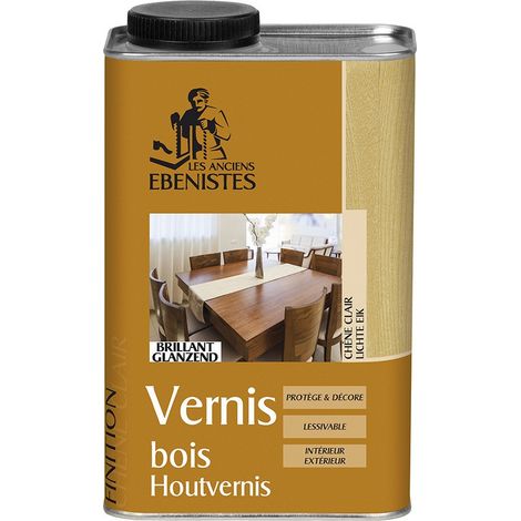 Vernis Bois Brillant Chêne Clair Protection Durable Et Finition Brillante Effet Chêne Clair. - Générique