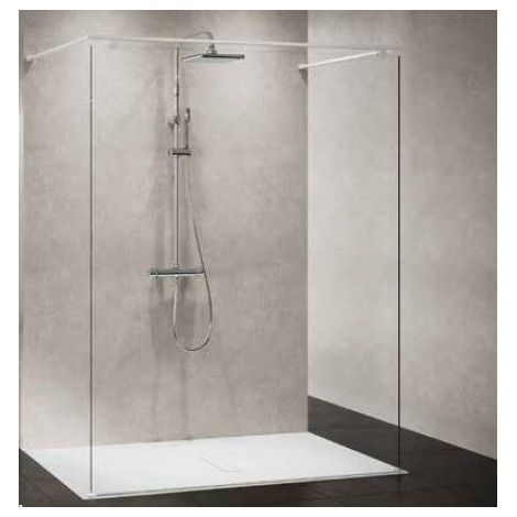 Kuadra FC panneau latéral 116(114)x200cm réversible ESG argent clair